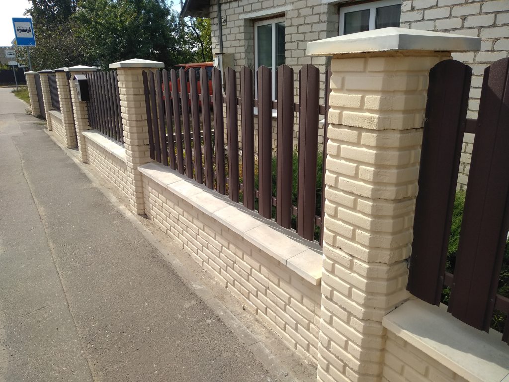 Забор под ключ из блоков