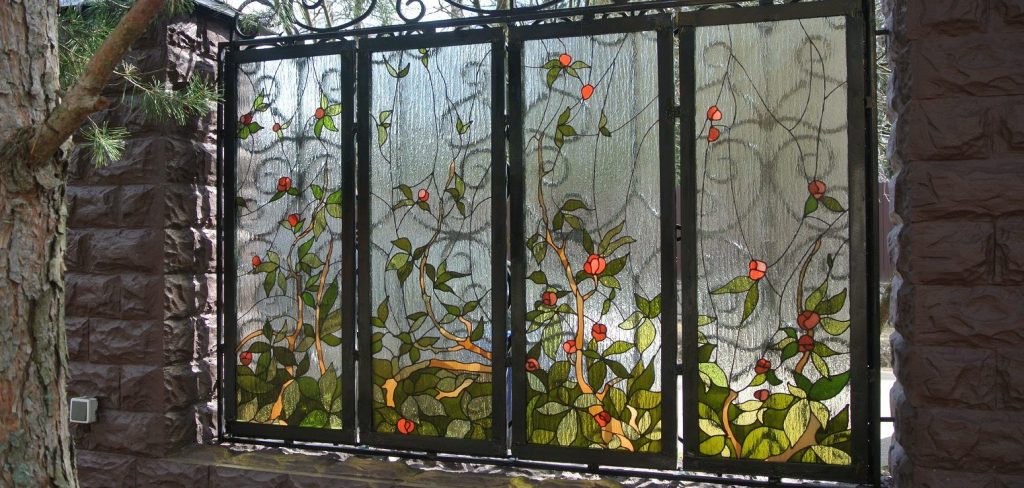 витражный забор